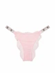 Комплект білизни Victoria's Secret Shine Strap Lace Push-Up Bra - 34C - M - Рожевий - зображення 8