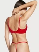Комплект білизни Victoria's Secret So Obsessed Push-Up Bra+Thong Panty - 34C - M - Червоний - зображення 2