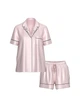 Пижама Victoria's Secret Satin Short Pajama Set - M - Розовый - изображение 1