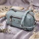 Сумка кросс боди через плечо женская из натуральная кожи Vintage leather-22925 Голубая - изображение 13