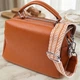 Сумка кросс боди через плечо женская из натуральная кожи Vintage leather-22921 Рыжяя - изображение 13