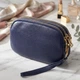 Сумка кросс боди через плечо женская из натуральная кожи Vintage leather-22892 Темно-синяя - изображение 14