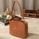 Сумка кросс боди через плечо женская из натуральная кожи Vintage leather-22975 Рыжяя - изображение 14