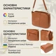 Сумка кросс боди через плечо женская из натуральная кожи Vintage leather-22975 Рыжяя - изображение 16