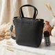 Сумка кросс боди через плечо женская из натуральная кожи Vintage leather-22916 Черная - изображение 14