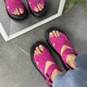 Женские анатомические босоножки сандалии ITstyle из натуральной замши Малиновые 36 (1457) - изображение 3