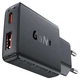 Зарядний блок живлення Type-C+USB ACEFAST A69 GaN 30 W 12 V 2.5 A чорний - зображення 4