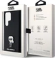 Etui plecki Karl Lagerfeld Silicone Ikonik Metal Pin do Samsung Galaxy S23 Ultra Black (KLHCS23LSMHKNPK) - obraz 8