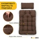 Подвесное кресло-кокон с подушкой Brown - изображение 6