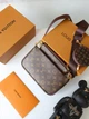 Сумка жіноча Louis Vuitton Multi Pochette Brown коричнева (054) - зображення 4