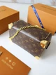 Сумка жіноча Louis Vuitton Speedy Trunk Premium коричнева (060) - изображение 5
