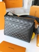 Сумка мужская мессенджер Louis Vuitton District Messenger черная (056) - изображение 6