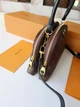 Сумка жіноча Louis Vuitton Alma коричнева (059) - зображення 4