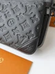 Сумка мужская мессенджер Louis Vuitton Trio Messenger черная (052) - изображение 6