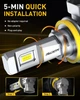 LED автолампы H11 Canbus AntiFog 6500K с эффективным охлаждением и влагозащитой - изображение 3