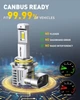LED лампи автомобільні H9, 100W, 6500K, 2 шт — для ближнього світла та ПТФ - зображення 4