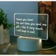 Світлодіодна 3D лампа нічник планер для записів 2 в 1 лампа планер NOTE LAMP світильник для малювання з маркером дошка для заміток - изображение 2