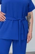 Костюм жіночий Estilo повсякдений-casual креп волошковий 02-110 56р - изображение 3