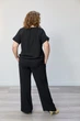 Костюм жіночий Estilo повсякдений-casual креп чорний 02-117 54р - изображение 2