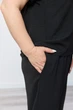 Костюм жіночий Estilo повсякдений-casual креп чорний 02-117 52р - изображение 3
