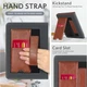 Обкладинка чохол з підставкою NFcase Stand Handstrap Case для Amazon Kindle Colorsoft (2024) 1st Gen (SA59CP) Vintage Brown - зображення 4