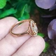 Кольцо Xuping Jewelry размеры:17 медицинское золото позолота 18К 8483 - изображение 3
