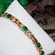 Браслет Xuping Jewelry 5мм длина 17-19см медицинское золото позолота 18К 2408 - изображение 2