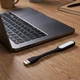 Лампа USB гнучка XO 5V LED 1Вт чорна портативна підсвітка для ноутбука від повербанка нічник USB світильник - зображення 1