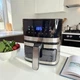 Аерофритюрниця без олії Crownberg CB 5.5л 2000Вт мультипіч сенсорна аеро-гриль електрична чорна фритюрниця безмасляна (Z555) - зображення 4