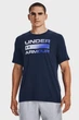 Чоловіча темно-синя футболка UA TEAM ISSUE WORDMARK SS Under Armour S 1329582-408 - изображение 1
