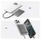 Повербанк Baseus PicoGo Magnetic 5000mAh 20W (MagSafe, бездротова зарядка, ультратонкий, USB-C) Чорний - зображення 7