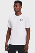 Чоловіча біла футболка SPORTSTYLE LEFT CHEST SS Under Armour L 1326799-100 - зображення 1