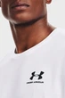 Чоловіча біла футболка SPORTSTYLE LEFT CHEST SS Under Armour L 1326799-100 - зображення 4