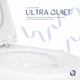 Подвесной унитаз Qtap керамика 490х365х325 мм Белый с сиденьем Soft-close (692273) - изображение 5