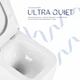 Подвесной унитаз Qtap керамика 485х340х350 мм белый с сиденьем Slim Duroplast Soft-close Quick Release (692223) - изображение 5