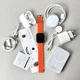 Комплект Ultrа Pro 6в1 - Watch Ultra 8 / Air Pro 2 / Battary Pack / MagSafe / 20W Type-С / Кабель 3х / Ремешок (Оранжевый) - изображение 2