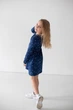 Платье для девочки Stylebaby (1243-55син) Рост 110 см Синий - изображение 2