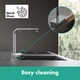 Смеситель для кухонной мойки с выдвижным душем HANSGROHE AQUNO SELECT M81 73830670, черный матовый - изображение 4