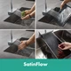 Смеситель для кухонной мойки с выдвижным душем HANSGROHE AQUNO SELECT M81 73830670, черный матовый - изображение 7
