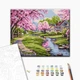 Картина по номерам Сакура возле дома 40 х 50 Brushme BS54231 - изображение 2