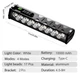 Велосипедна фара Vastfire 17 LED 10000 lm 10000 mAh з PowerBank, Type-C, IP65, дисплей, 4 режими світла - изображение 5