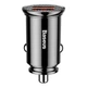 Автомобильное зарядное устройство Baseus Circular Plastic 2xUSB-A 30W Black (CCALL-YD01) - изображение 3