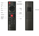 Пульт Air Mouse BPR3S Plus 4 в 1 Bluetooth 2.4G с голосовым управлением и IR обучением для Android TV Box и ПК - изображение 6
