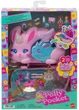 Набор для игры Mattel Polly Pocket компактная сумка Bunny Fun 2в1 с аксессуарами 16 элементов 731572 (194735305599) - изображение 1