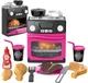 Духовка игрушечная LeanToys My Little Home с аксессуарами 13 элементов розовый 749646 (5905991085638) - изображение 3