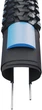 Покрышка 29x2.60 (65-622) Schwalbe MARATHON PLUS MTB Perf, SmartGuard, TwinSkin, B/B+RT HS468 ADDIX 67EPI 41B - изображение 4