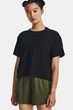 Жіноча футболка чорна Motion SS Under Armour L 1379178-001 - зображення 1