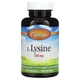 L-лізин Carlson (L-Lysine) 500 мг 100 капсул (CAR-06881) - зображення 1