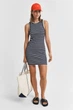 Жіноча темно-синя сукня у смужку STRIPED TANK JERSEY DRESS Gant M 4201531 - изображение 1