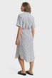 Жіноча лляна сукня у смужку REG LINEN STRIPED SHIRT DRESS Gant 36 4503391 - изображение 2